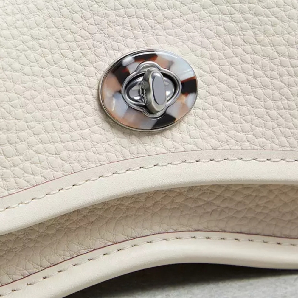 SOLD Coachtopia Cream Leather Mini Wavy Dinky Handbag by Coach - Picture 7 of 16